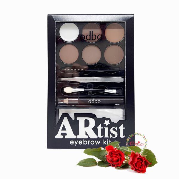 Bộ kẻ chân mày odbo artist eyebrow kit od751