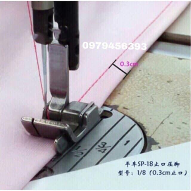 bộ 6 chân vịt diễu hoặc may mí máy may công nghiệp