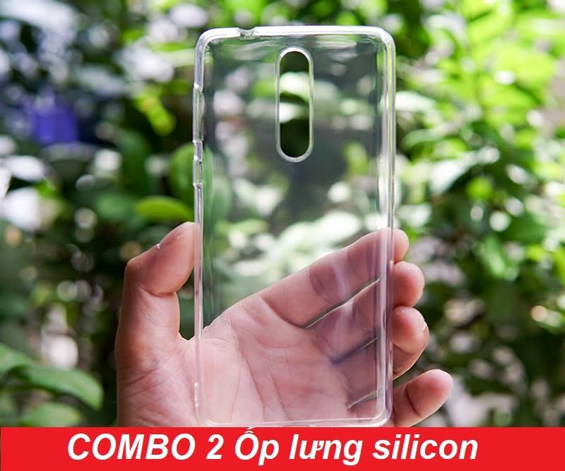 Combo 2 ốp lưng silicon cho nokia x6 2018