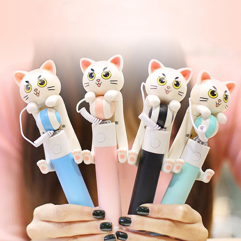Gậy tự sướng Selfie Stick Meo Meo Hàn Quốc siêu kute