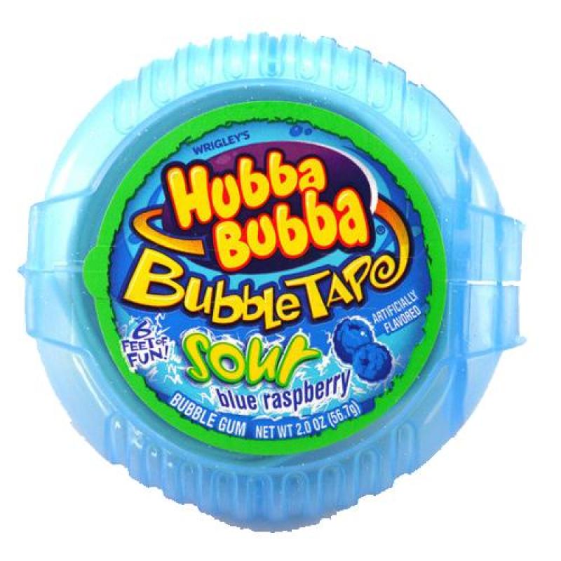 Kẹo gum cuộn Hubba Bubba DÀI 180cm  vị Việt Quất màu xanh