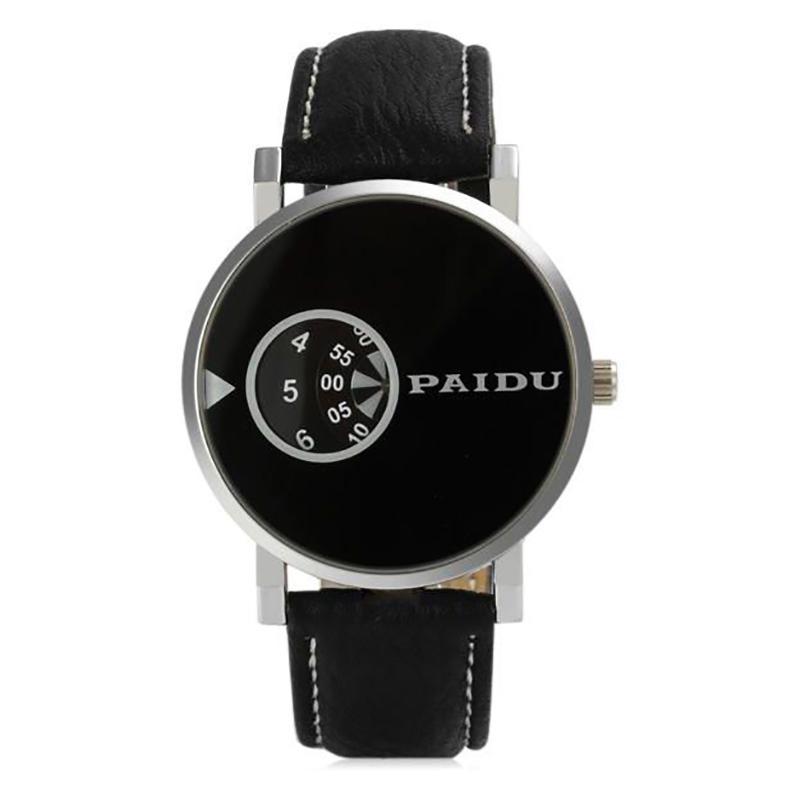 Đồng hồ nam dây da Paidu 589KN67