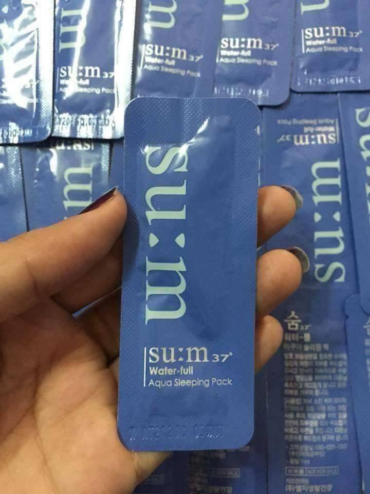 Combo 30 gói nạ ngủ cấp nước Su:m37 Xanh