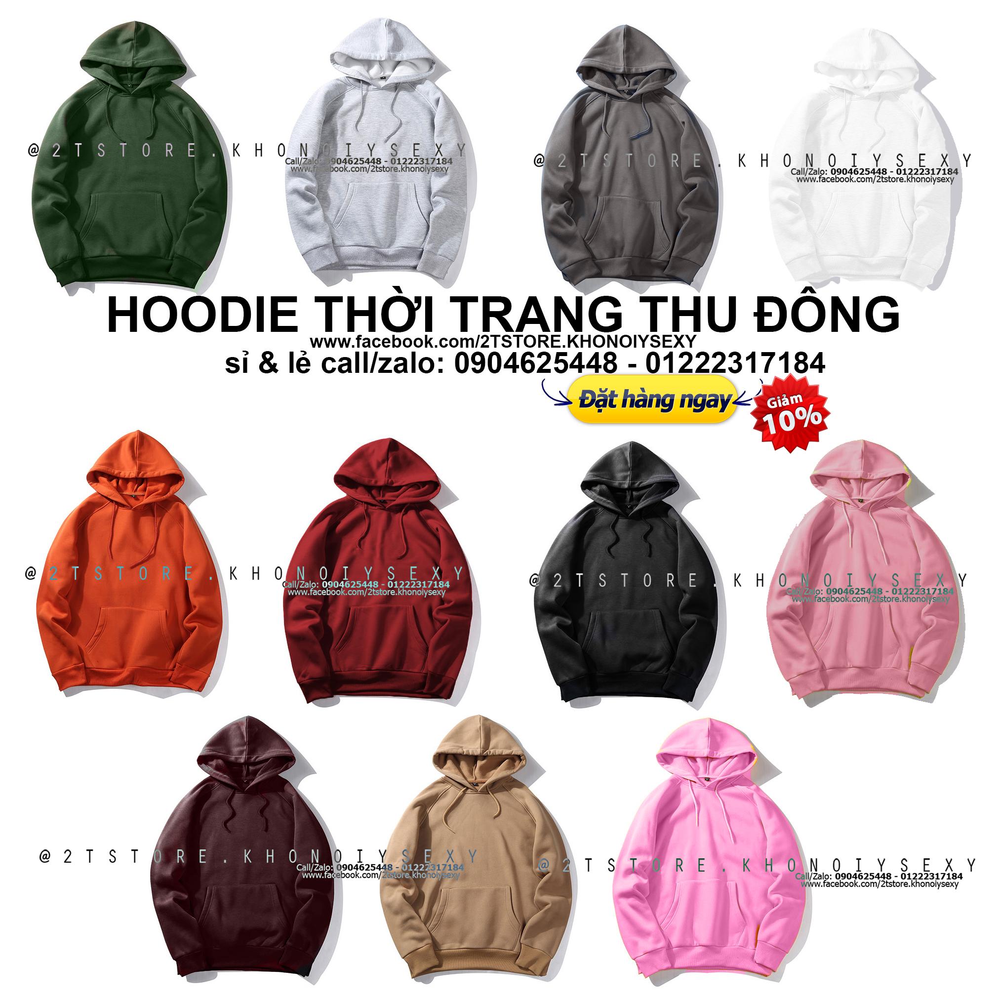 BANER 2T STORE ÁO KHOÁC HOODIE NỈ CÓ NÓN TRƠN 2TAKN08001-2.jpg