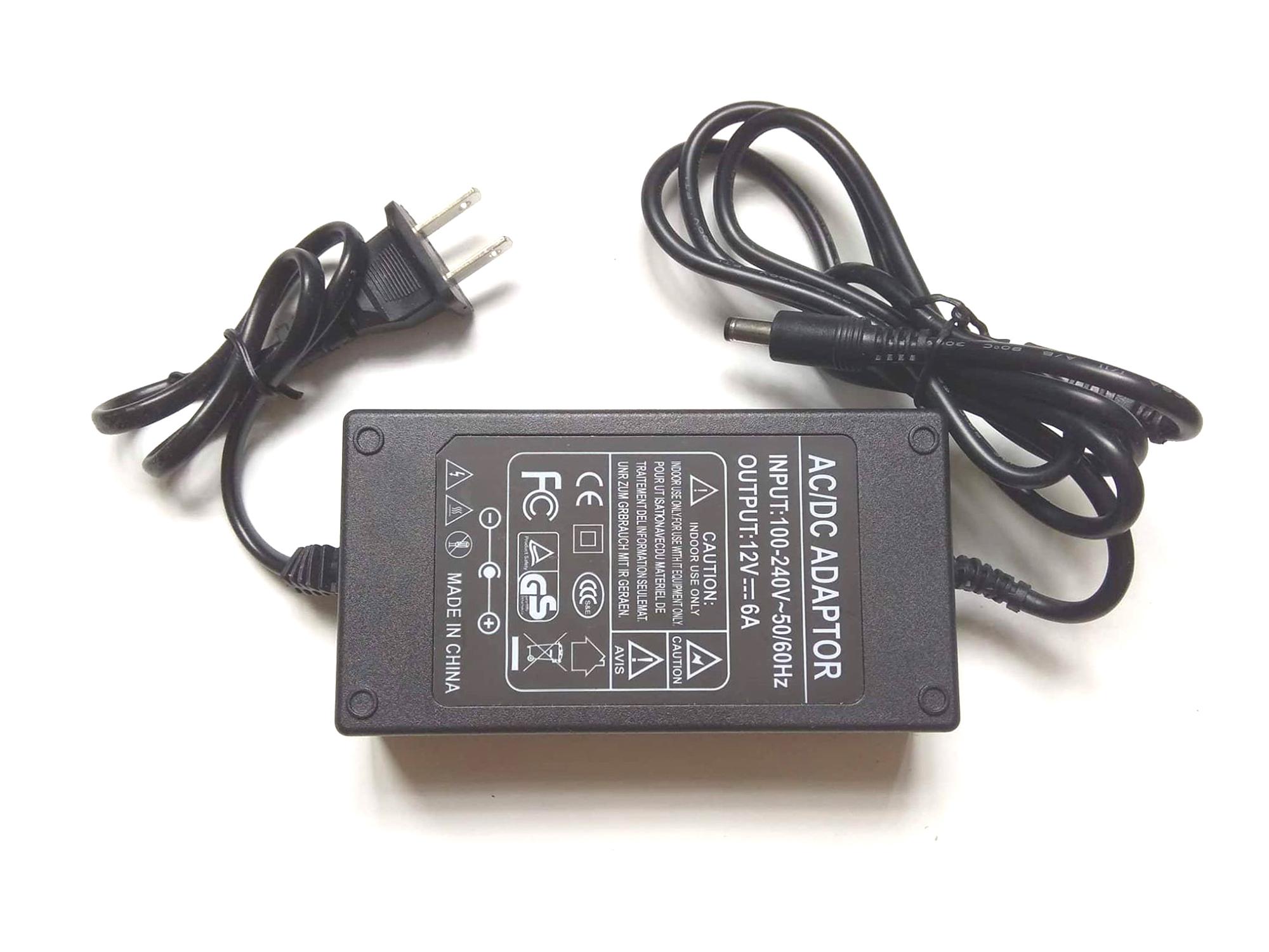 Adapter biến thế đổi nguồn từ 220v xuống 12v 6A 5.5x2.5mm