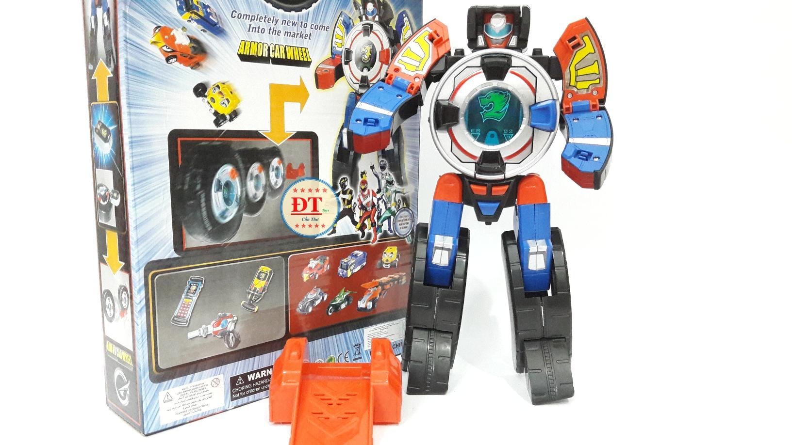 ĐỒ CHƠI HỘP RÁP ROBOT SIÊU NHÂN BÁNH XE CƠ ĐỘNG