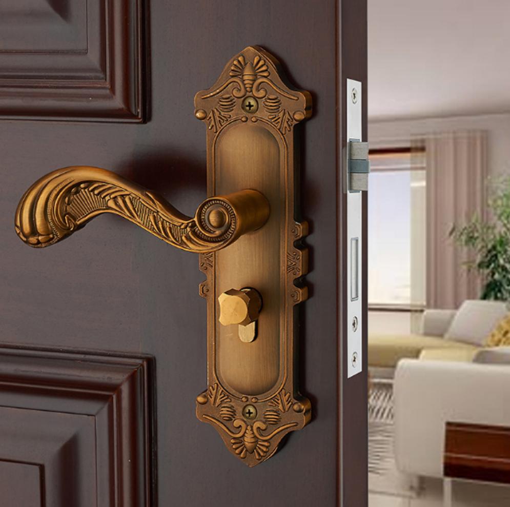 Khóa cửa tay gạt hợp kim Canadi MS13