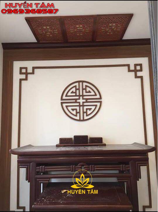 Tấm chống ám khói hương nhang tủ thờ Huyền Tâm (Phúc Lộc Thọ 61x123cm cho tủ thờ và phòng thờ) dùng thay thế giấy bạc chống đen trần nhà bàn thờ và trang trí không gian bàn thờ thêm đẹp sang trọng ngoài ra còn cầu tài lộc đến với gia chủ