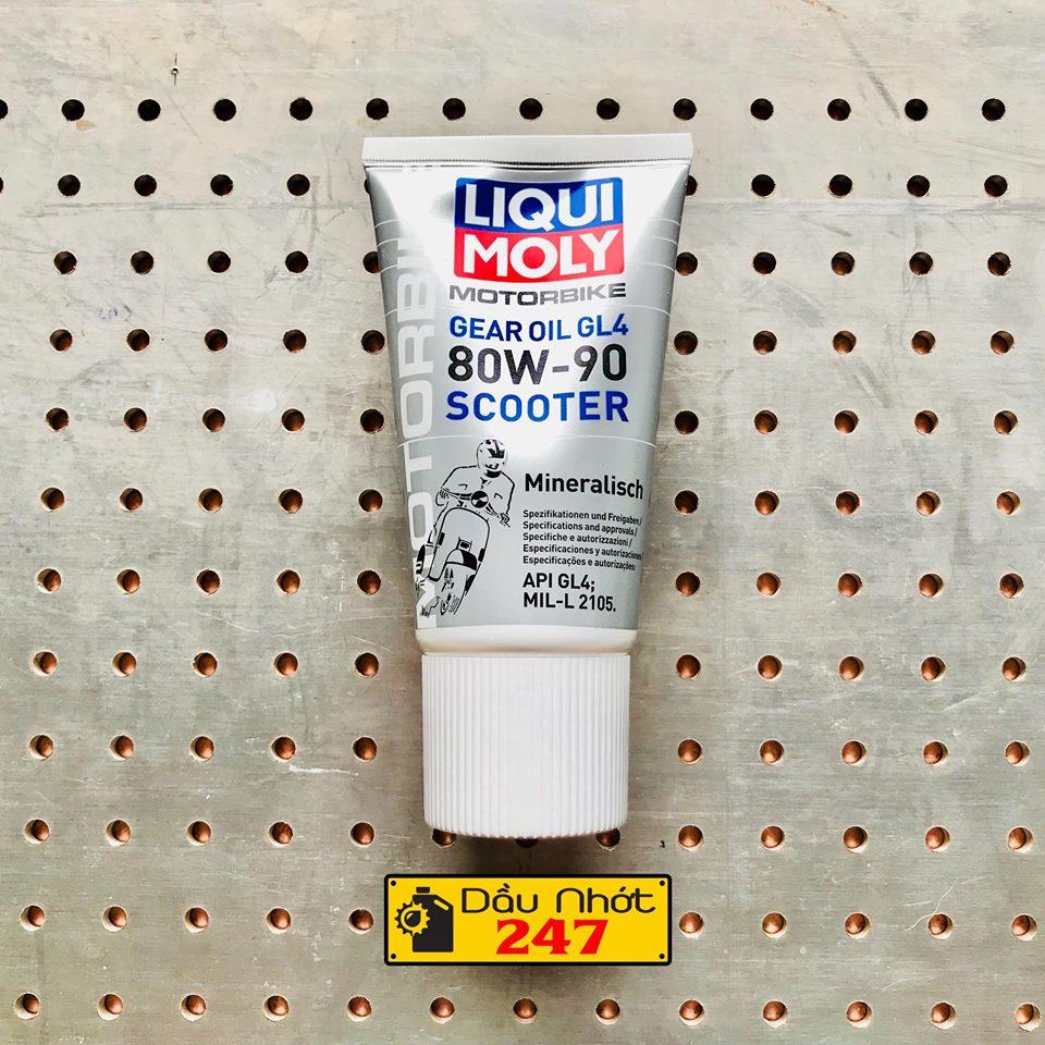Nhớt láp/hộp số xe tay ga Liqui Moly 80w90.