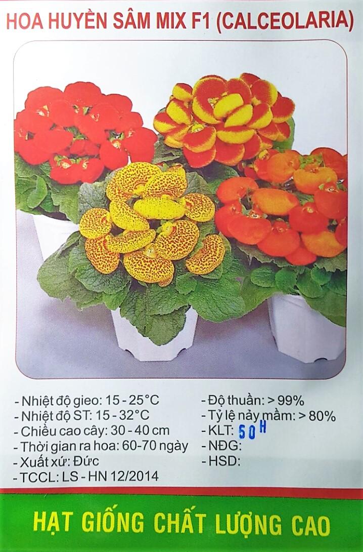 [HCM] Hạt Giống Hoa Huyền Sâm  F1  Nhiều Màu   - KLT 50 hạt