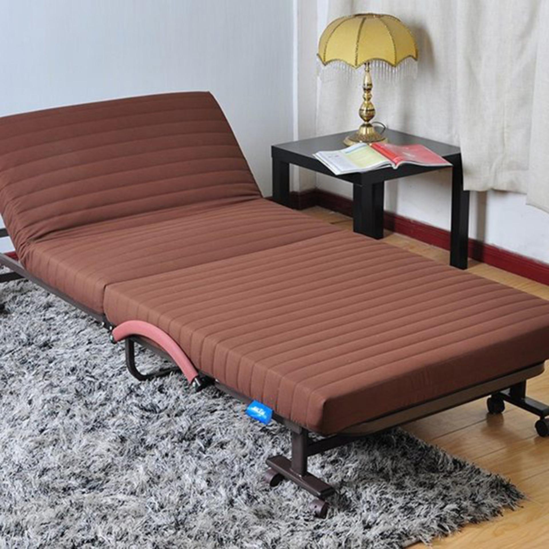 Giường xếp đa năng nikita hq65 - rộng 65cm - có thể tháo rời đệm dày 7cm