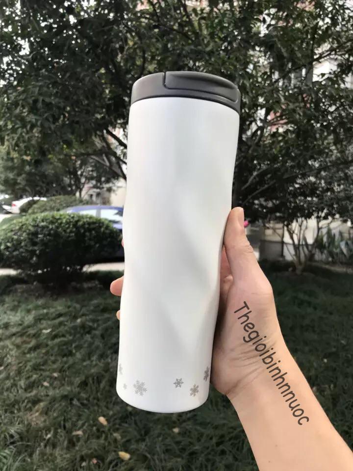 Ly giữ nhiệt starbucks góc cạnh sang trọng b257