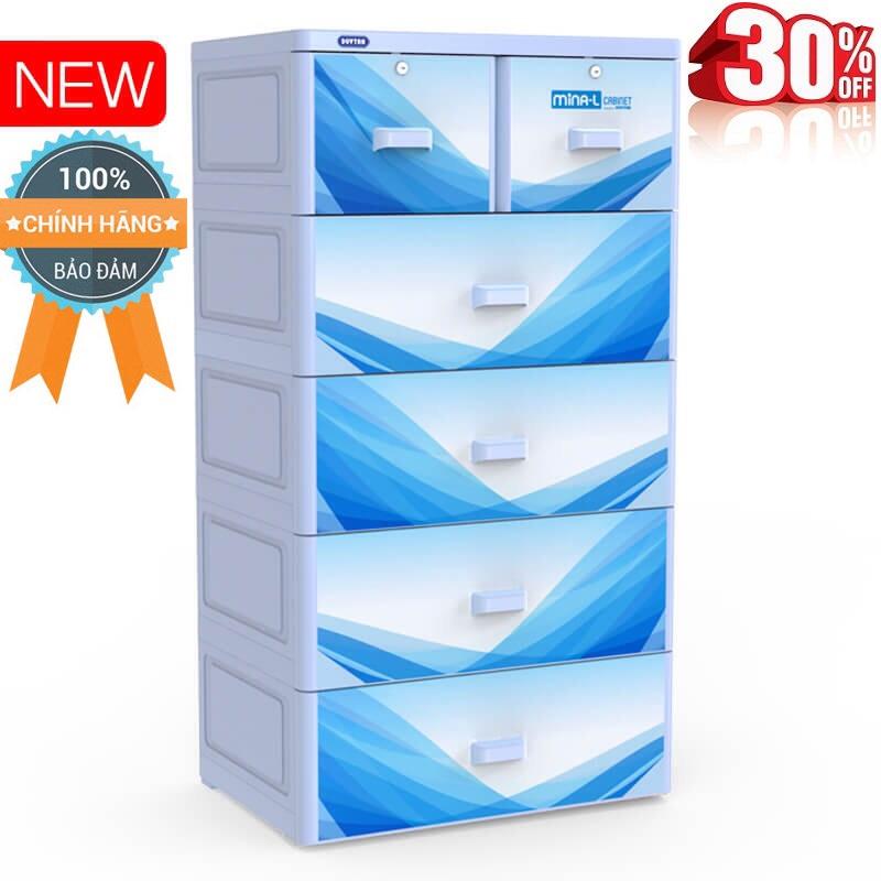 [HCM]Tủ nhựa Duy Tân MINA L Dương Sóng Xanh-GIAO NHANH 2H LIÊN HỆ SHOP