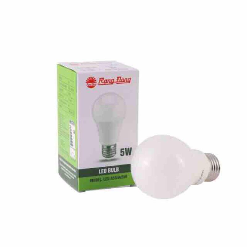 Combo 5bóng đèn Led tròn 5W Rạng Đông ánh sáng trắng / vàng