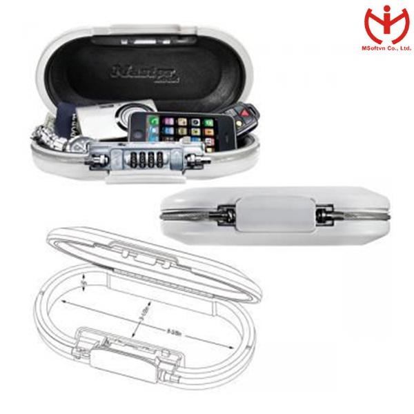 Hộp khóa số đựng đồ dùng cá nhân Master Lock 5900 EURD - MSOFT