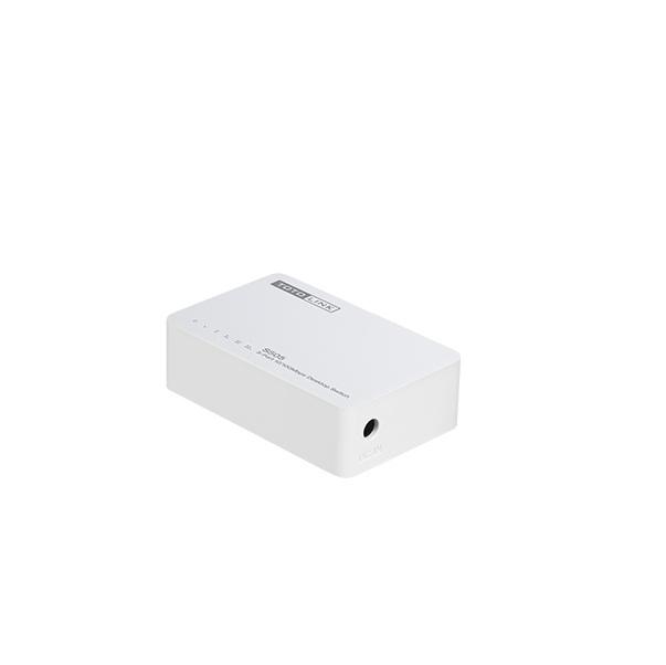 Switch TOTOLINK 5 port S505 100Mbps (Trắng) - Hãng phân phối chính thức