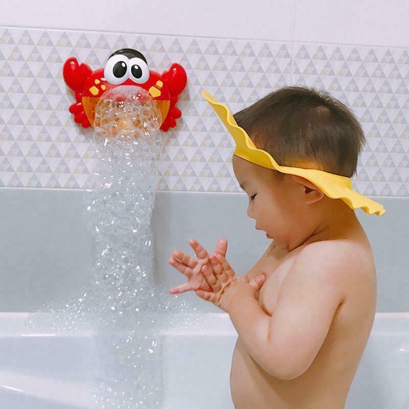 Cua thổi bong bóng và hát nhạc - Đồ chơi phòng tắm cho bé