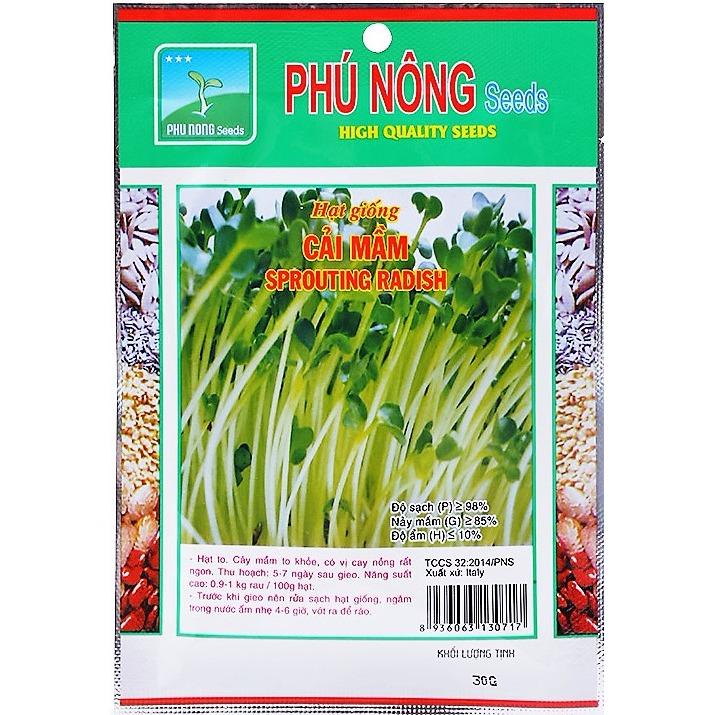 Hạt giống cải mầm italia pn - 30g