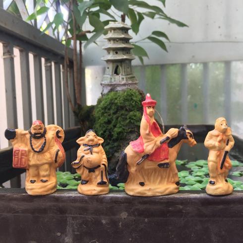 [Chọn mẫu] Bộ Tây Du Ký gốm sứ (size nhỏ) Trang Trí Hồ Cá, Bể Cá-Hòn Non Bộ