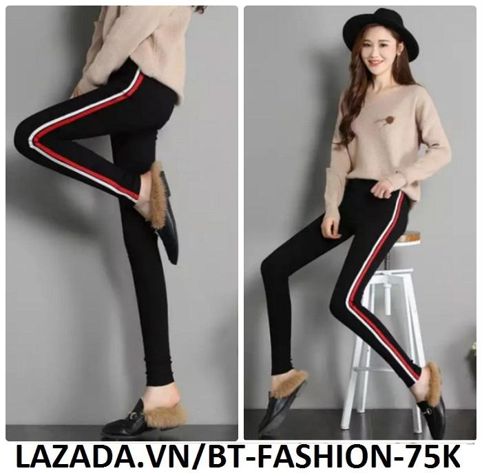 Quần Dài Nữ Thun Ôm Legging Thể Thao Thời Trang Hàn Quốc - BT Fashion