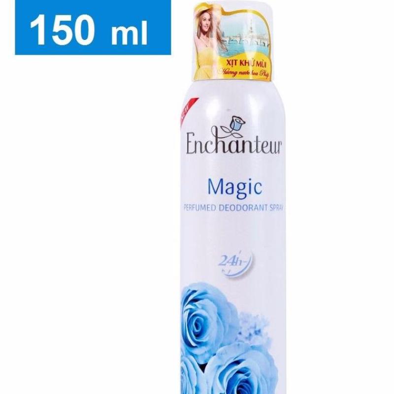 Enchanteur - Xịt khử mùi toàn thân Hương nước hoa 150 ml - Magic nhập khẩu