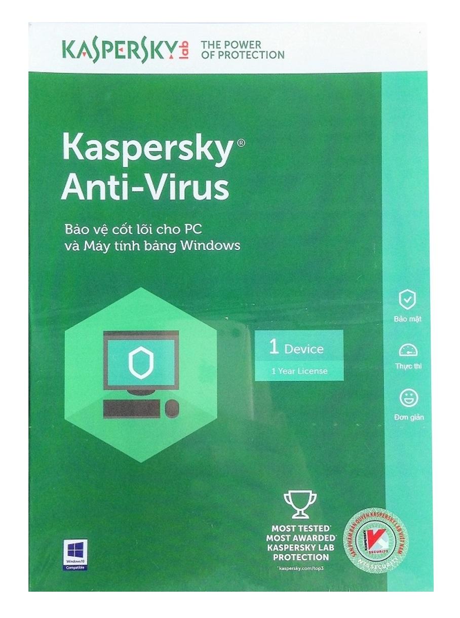 Phần mềm diệt virus Kaspersky Anti Virus