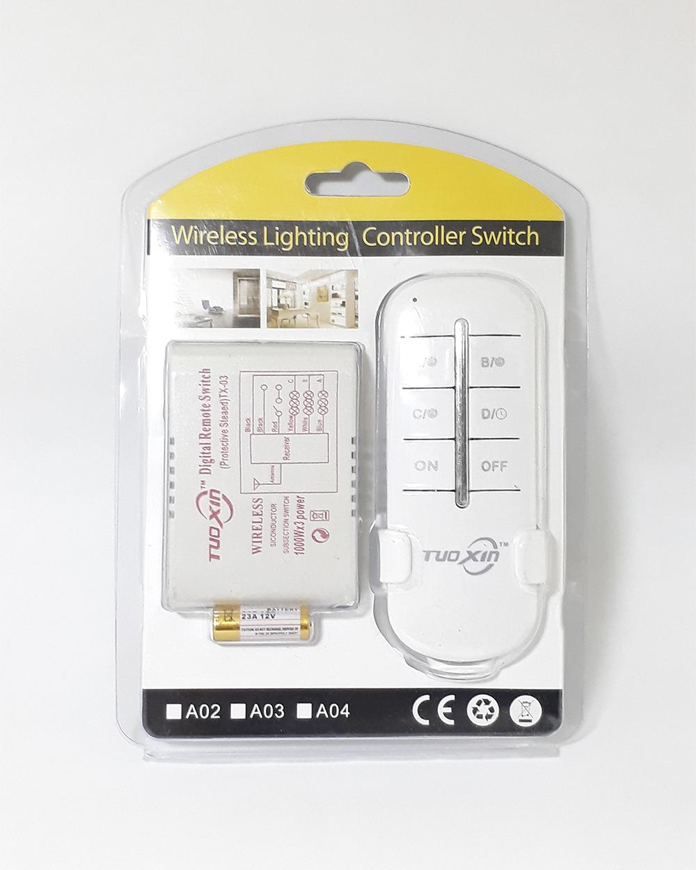 Bộ công tắc điều khiển từ xa nhiều cổng (tùy chọn) 1000w + Remote 50m