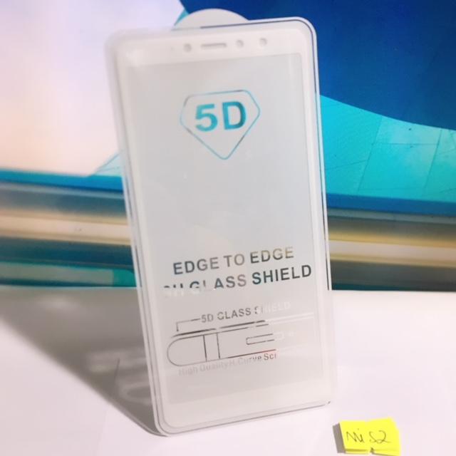 Kính cường lực phủ màn 5D full keo bộ 2 miếng cho Xiaomi Redmi S2