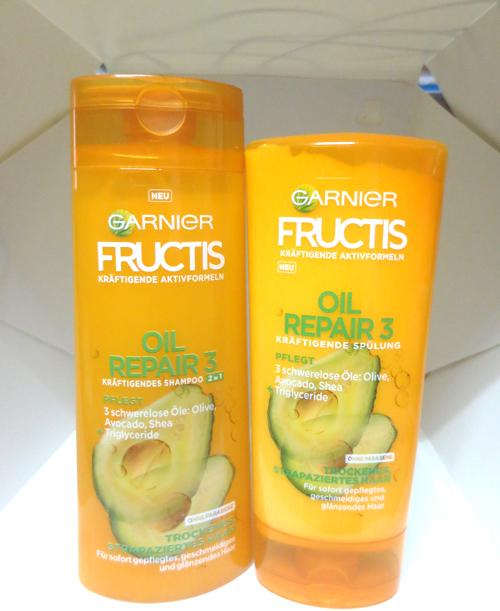 Bộ gội xả Garnier Fructics Oil Repair 3 cho tóc khô và hư tổn , xách tay Đức