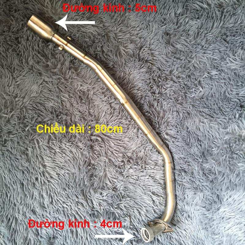 Cổ bô inox xe ,exciter135-