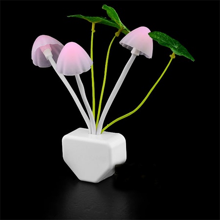 Đèn LED ngủ nấm cảm ứng ánh sáng OML