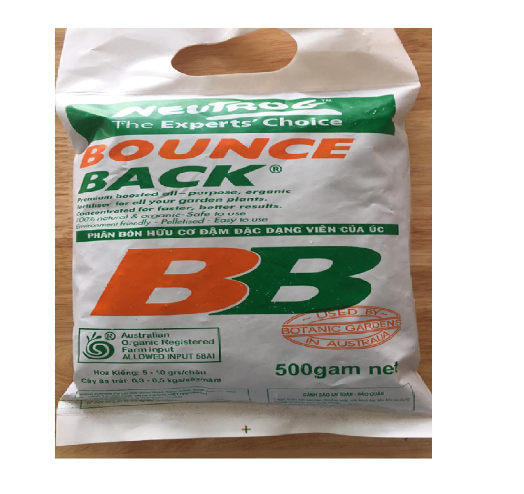 Phân hữu cơ đậm đặc dạng viên Bounce Back 02 gói