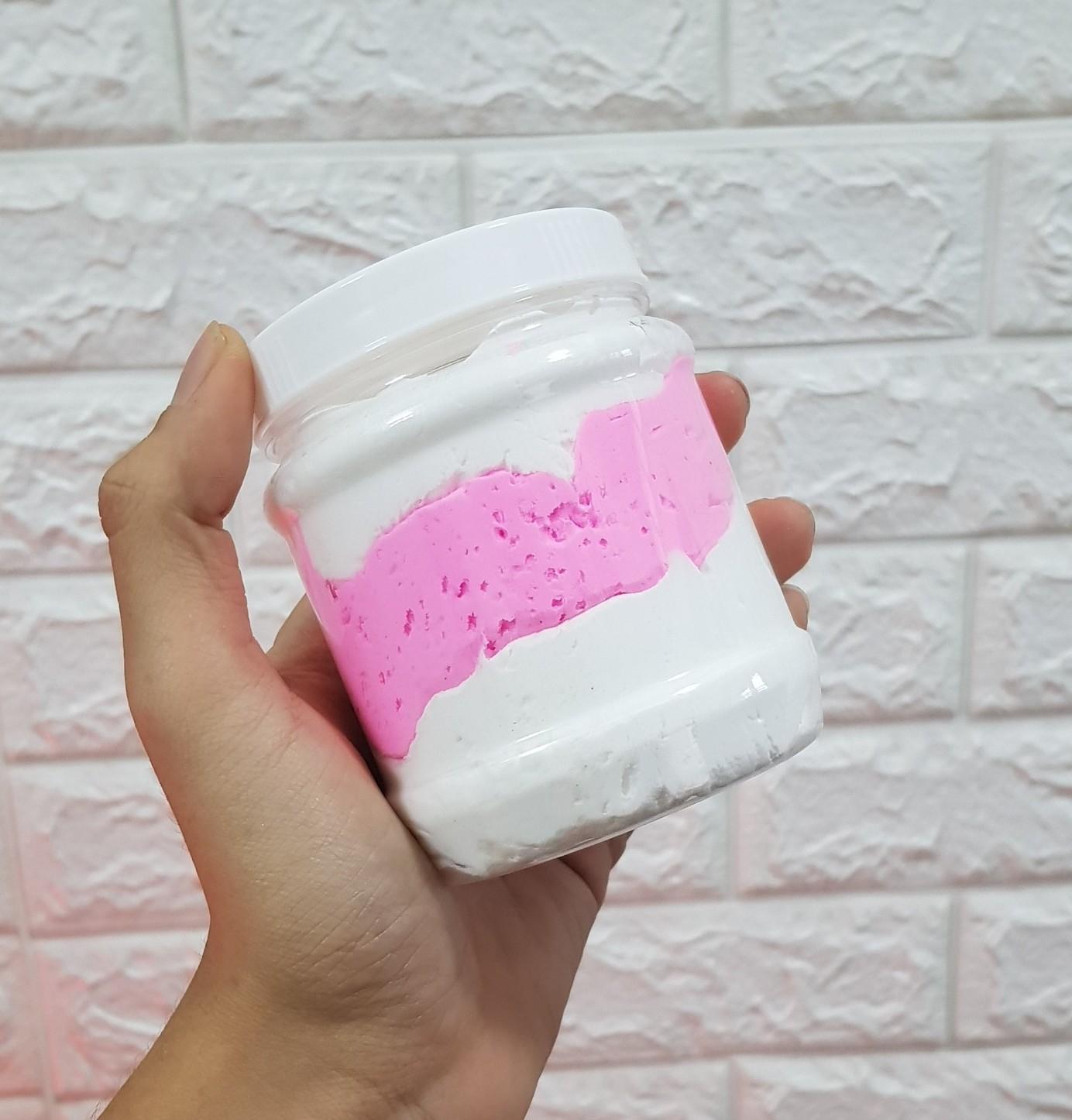 Unicorn Ice Cream Cloud Hủ 350ml ( Kem Mây và Kỳ Lân ) - Nguyên Liệu Làm Slime