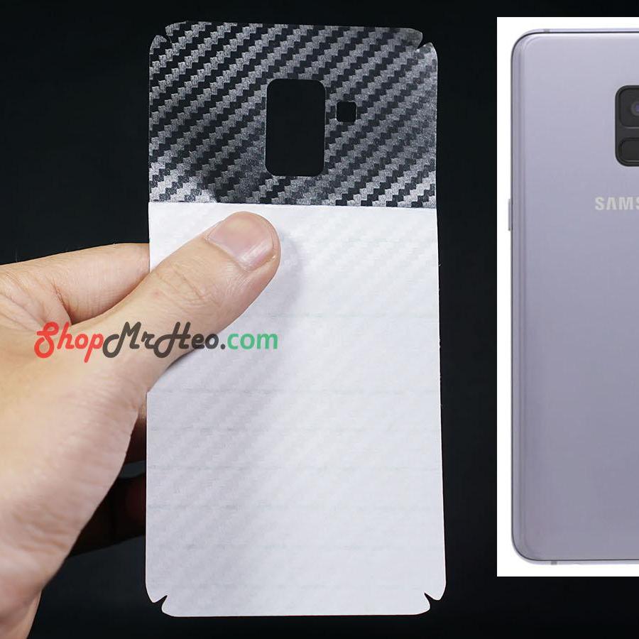 Bộ 3 skin dán mặt lưng vân 3d samsung a8 plus 2018 - a8+