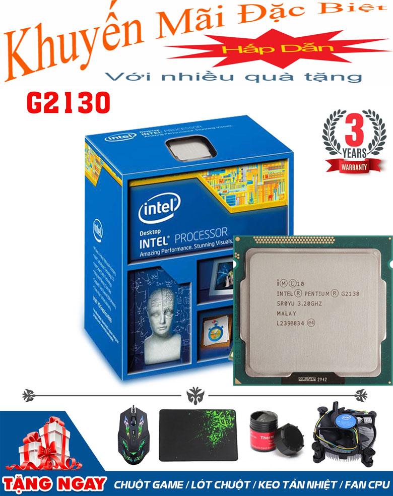 Cpu intel® pentium® processor g2130 ghz + quà tặng - hàng nhập khẩu
