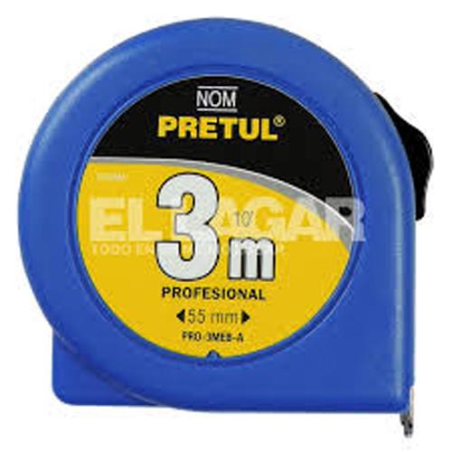 Thước cuộn thép 3m màu xanh pretul - pro-3meb-a
