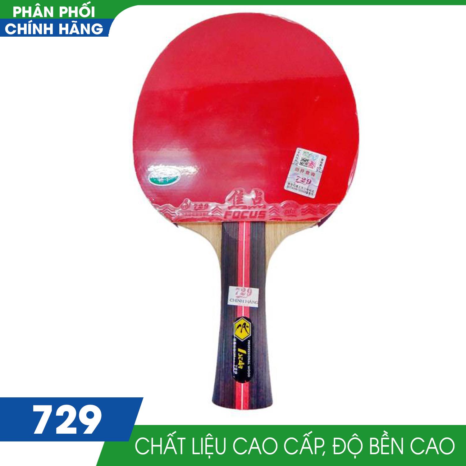 Vợt Bóng Bàn 729 - 1 sao OFF+ (Đỏ Đen)