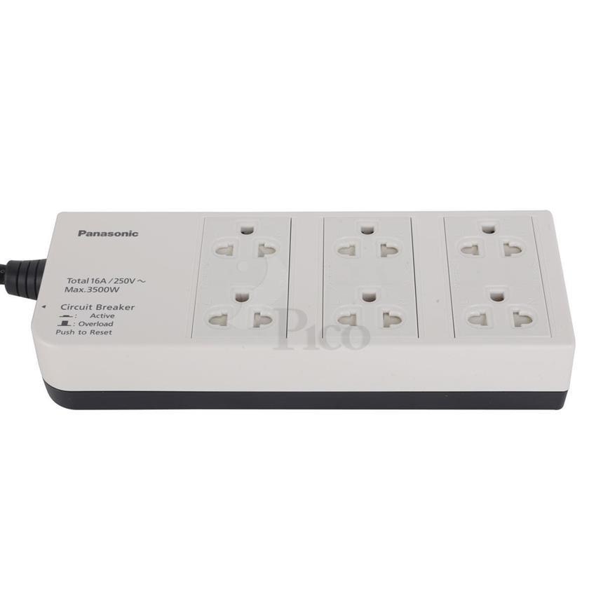 Ổ cắm có dây Panasonic WCHG2836 6 ổ cắm ( Hàng Nhập Khẩu Thái Lan ) - Huy Tưởng
