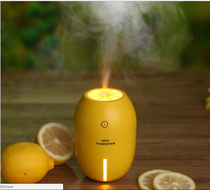 Máy xông tinh dầu kiêm đèn ngủ Lemon Humidifer