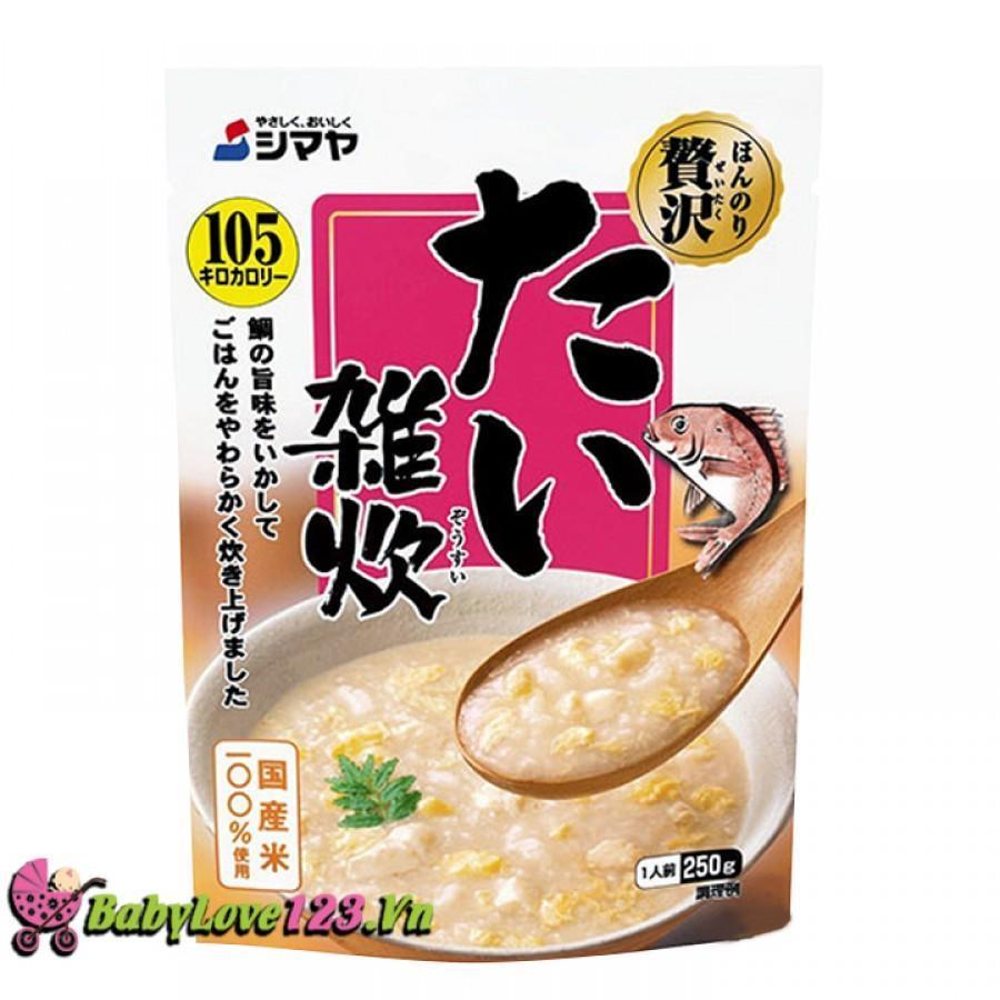 [HCM]CHÁO ĂN LIỀN SHIMAYA CÁ HỒNG NHẬT 250g