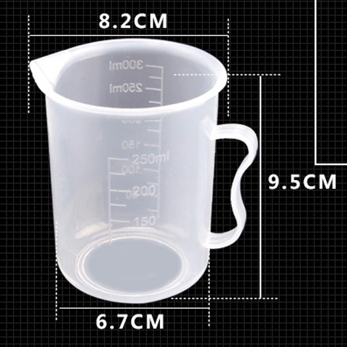 [HCM]Bộ 4 Ca Đong Nhựa Pha Chế Trà Sữa 300ML