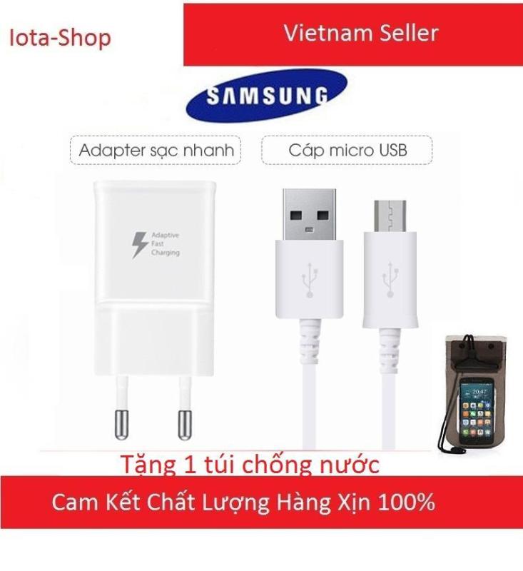 Giá Bộ Cáp Sạc Nhanh Samsung Galaxy Note 4/5/S6/S7 Edge 2018-Tặng túi chống nước