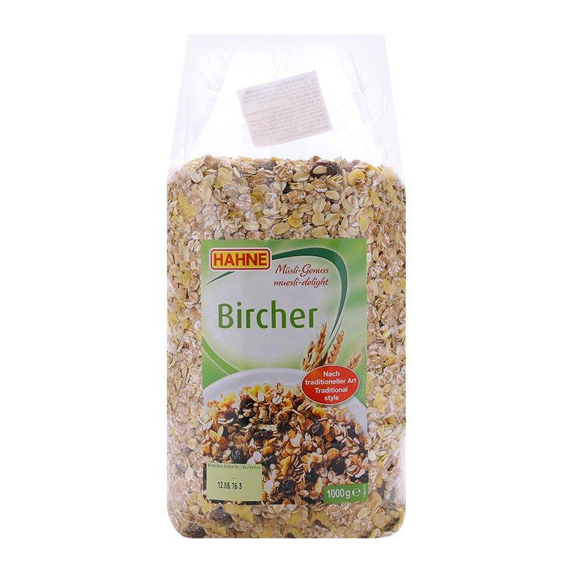 Date 07/2021 mẫu mới- ngũ cốc hoa quả hahne muesli bircher - nhập khẩu đức - gói 1kg