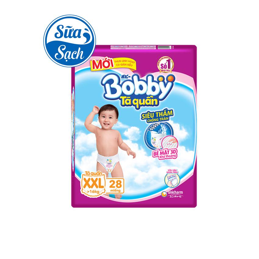 Tã quần Bobby size XXL cho bé trên 16kg