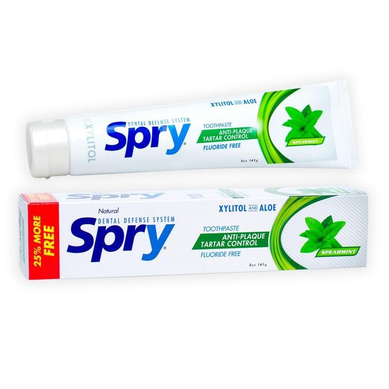 Kem đánh răng Spry, vị Spearmint 141g