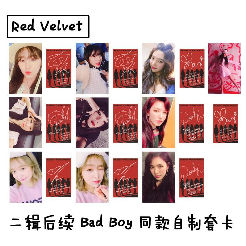 Card nhóm nhạc RED VELVET bad boy in hình thần tượng đẹp phong cách kpop