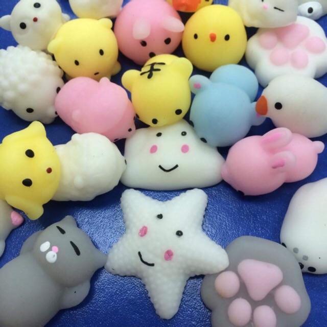 Bộ 16 Squishy Mochi Hình Thú Cute Dễ Thương ( Có Hộp Đựng Riêng Từng Con )