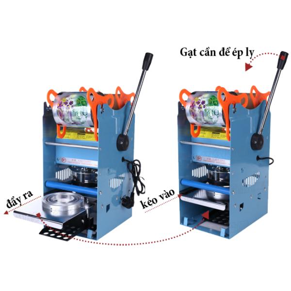 Máy dán miệng cốc, ly et- d18 mới 2018