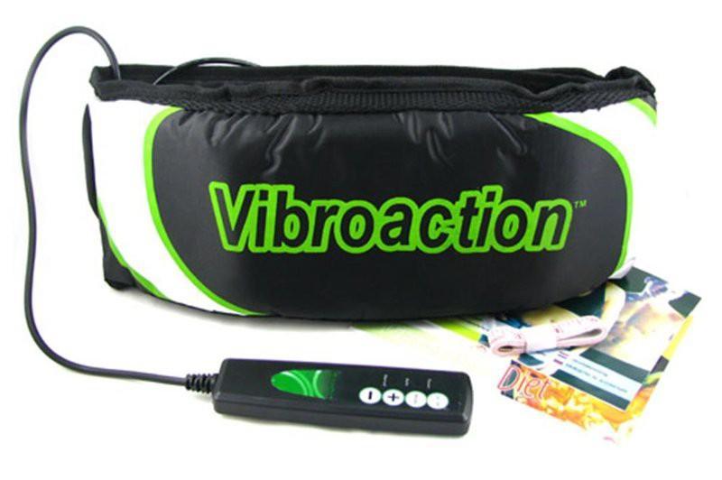 Máy massage Vibro Action giảm mỡ bụng (Trắng xanh)