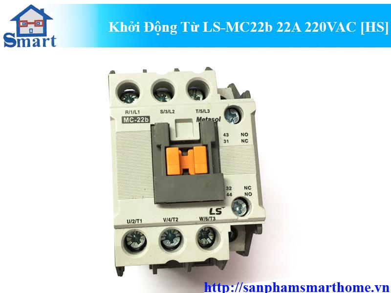 Khởi động từ ls-mc22b 22a 220vac hs